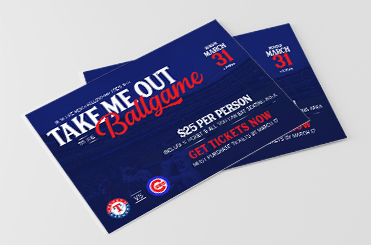 Take Me Out to the Ballgame Flyer