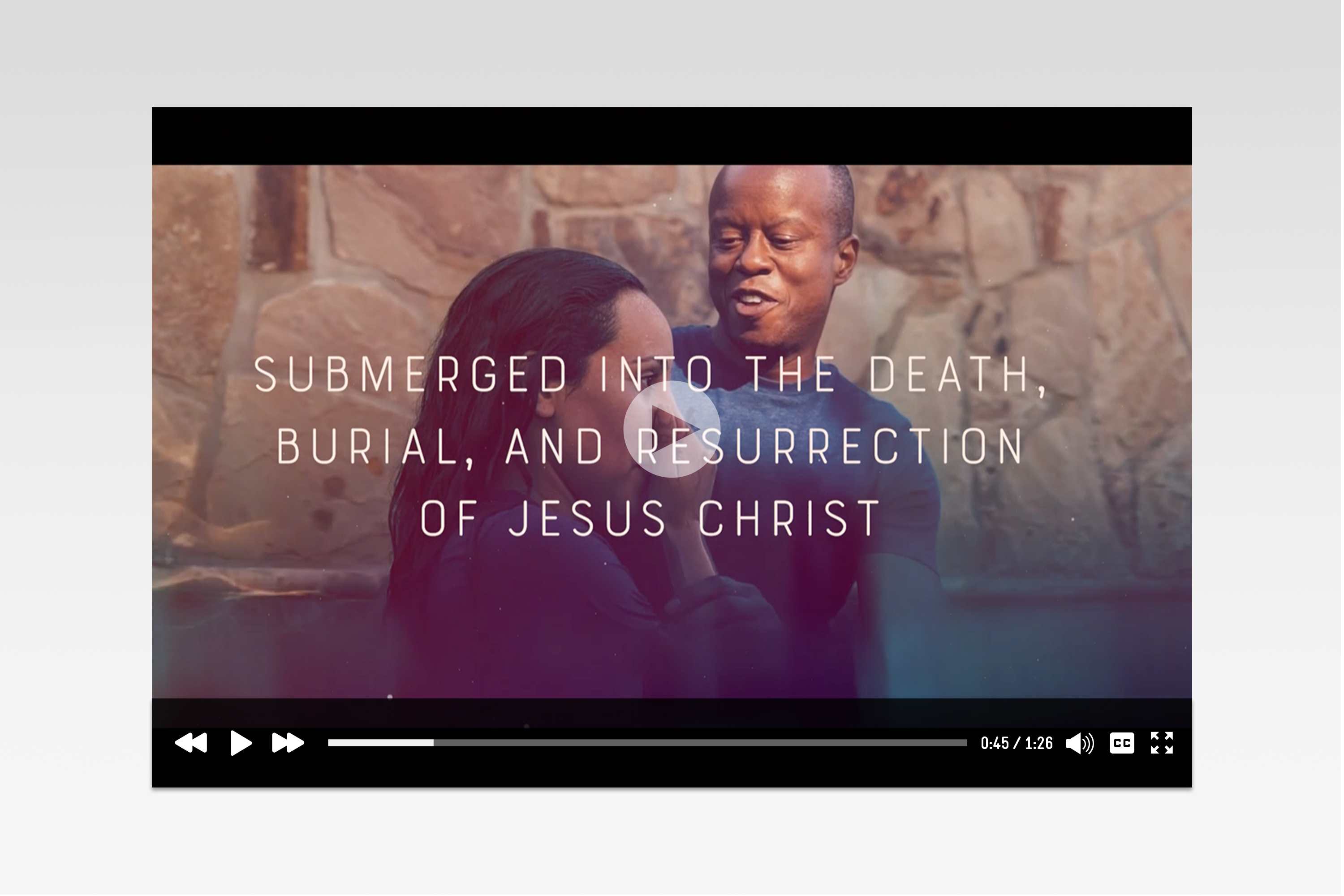 Baptism Video Opener